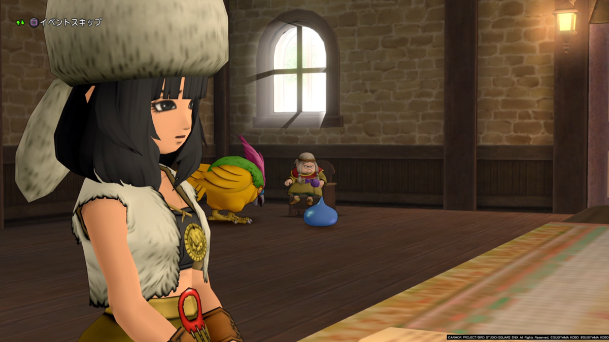 プレイヤー規格モデルの女キャラクター